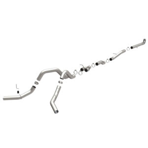 MagnaFlow Aluminized Custom Builder Pipe Kit Diesel 4in. Downpipe-Back