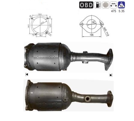 ART. MF1048 DPF - Magnaflow