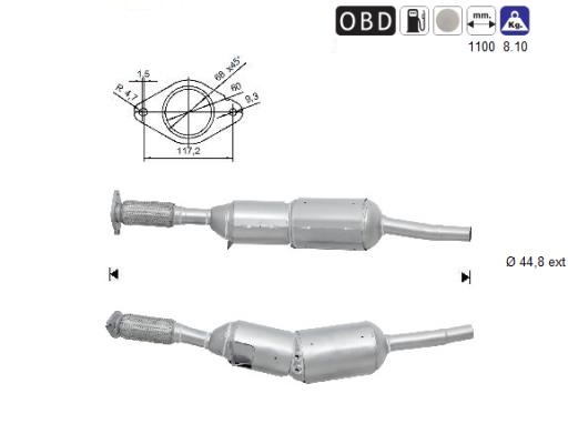 ART. MF5125 DPF - Magnaflow